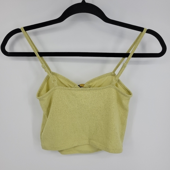 American Eagle Outfitters Womens Yellow Keyhole Cami Top Size M - Picture 6 of 16